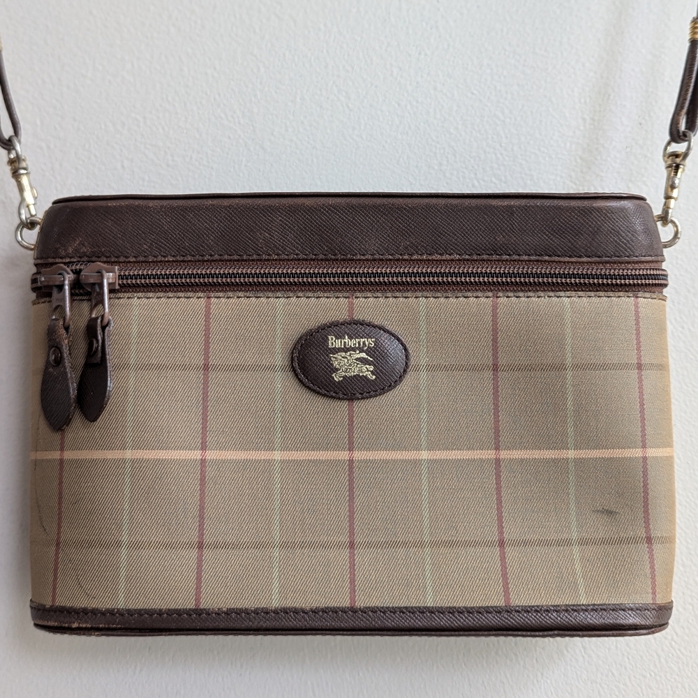 Vintage Burberrys- Nova Brown Canvas Crossbody